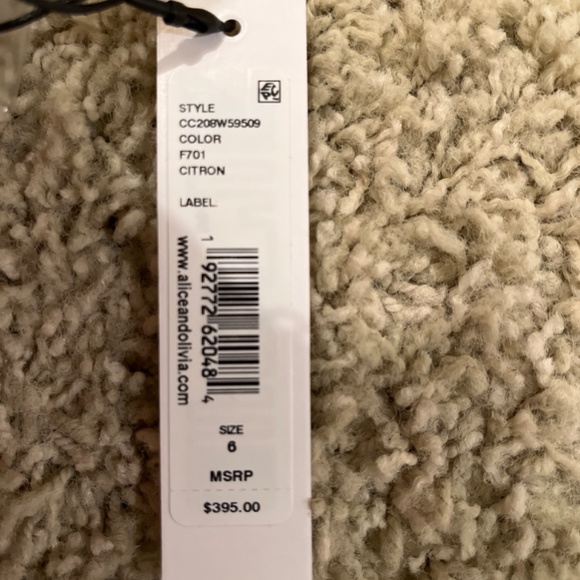 ALICE & OLIVIA CIRTON FRINGE DRESS - Picture 4 of 4